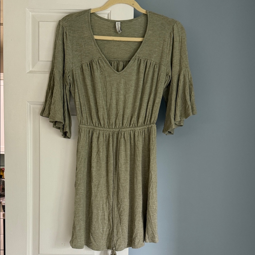 Gentle Fawn Olive Mini Dress